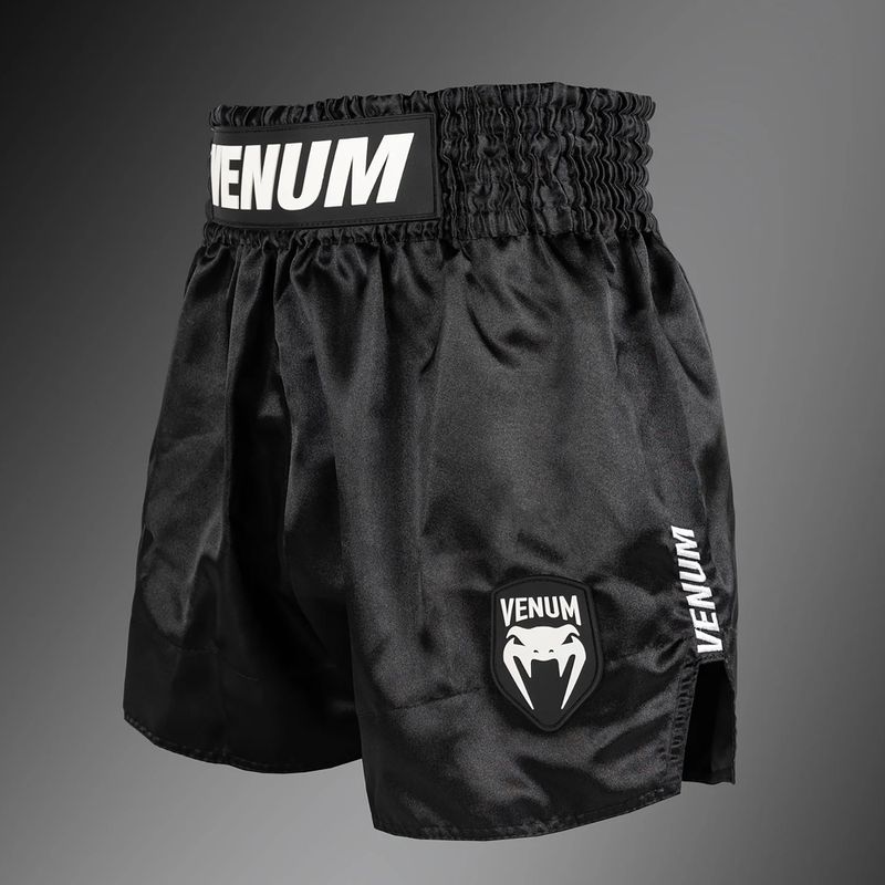Мъжки шорти за тренировка Venum Classic Evo Muay Thai black/white 3