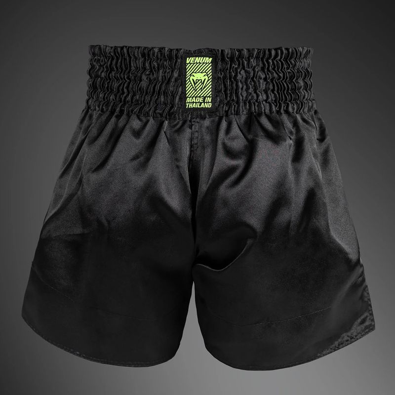 Мъжки шорти за тренировка Venum Classic Evo Muay Thai black/neon yellow 2