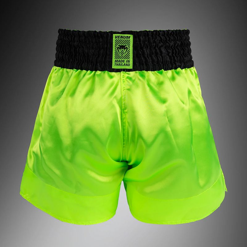 Mъжки шорти за тренировка Venum Classic Evo Muay Thai neon yellow/black 2