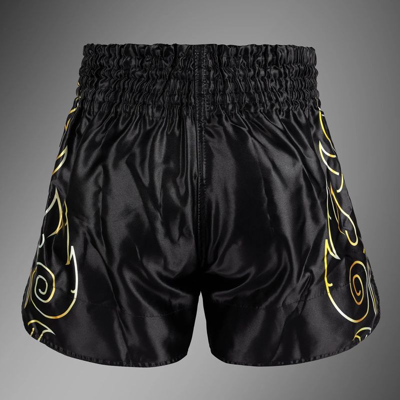 Мъжки шорти за тренировка Venum VTC Flames Muay Thai black/gold 2