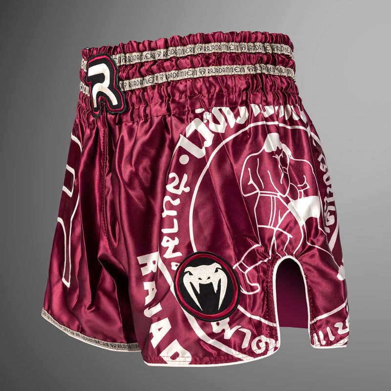 Мъжки шорти за тренировка Venum x Rajadamnern Muay Thai burgundy 3