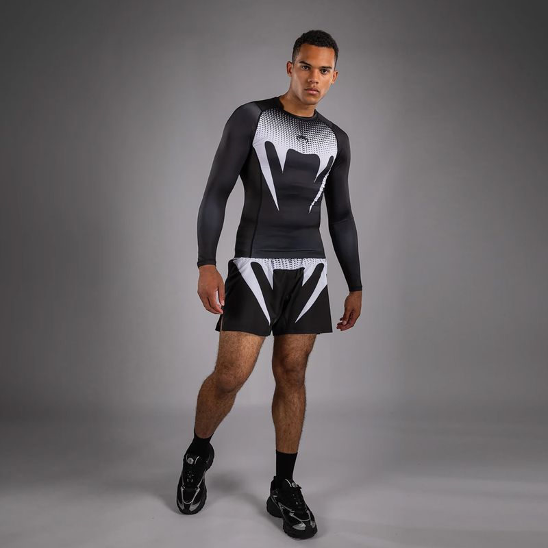 Мъжки рашгард с дълъг ръкав Venum No Gi Rashguards Rashguard black/white 2
