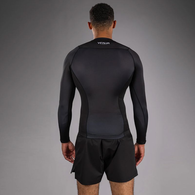 Мъжки рашгард с дълъг ръкав Venum No Gi Rashguards Rashguard black/white 3