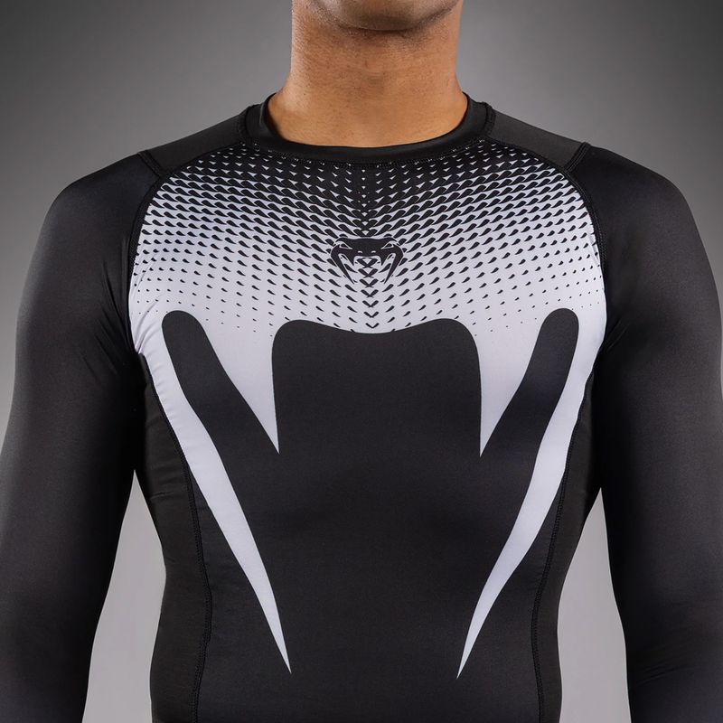 Мъжки рашгард с дълъг ръкав Venum No Gi Rashguards Rashguard black/white 6