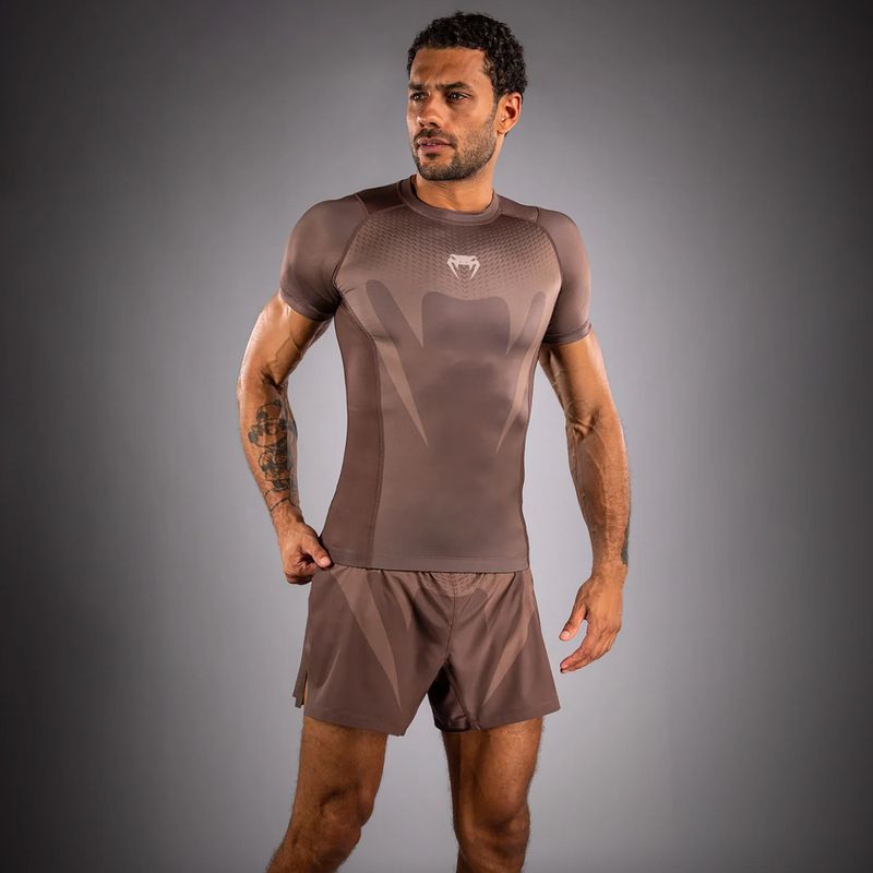 Мъжки рашгард Venum No Gi Rashguards chocolate brown 3
