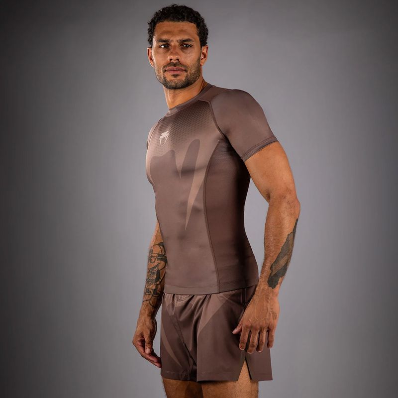 Мъжки рашгард Venum No Gi Rashguards chocolate brown 4