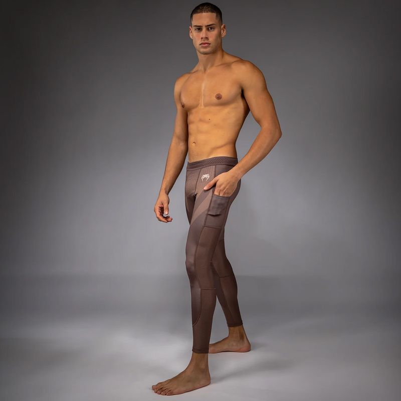 Мъжки клин за тренировка Venum No Gi Spats chocolate brown 2