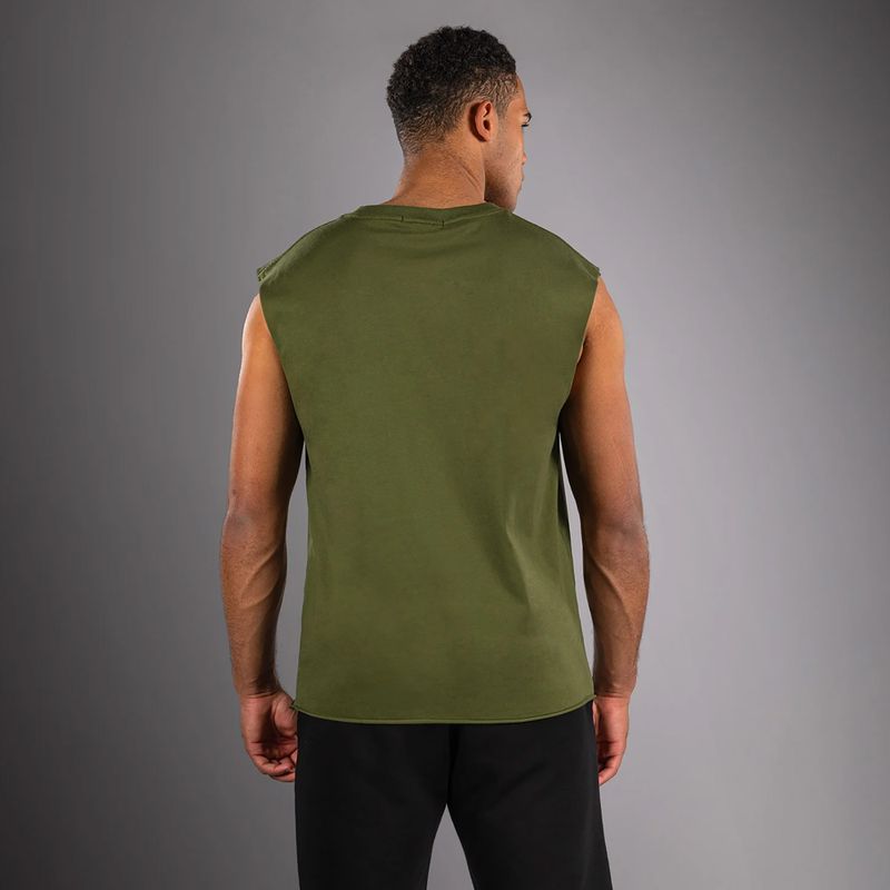 Мъжка тениска Venum Boxing VT Sleeveless military green 3