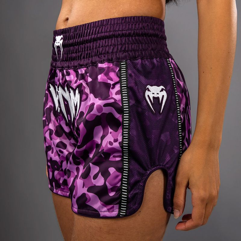 Дамски шорти за тренировка Venum Iris Muay Thai plum/pink 4