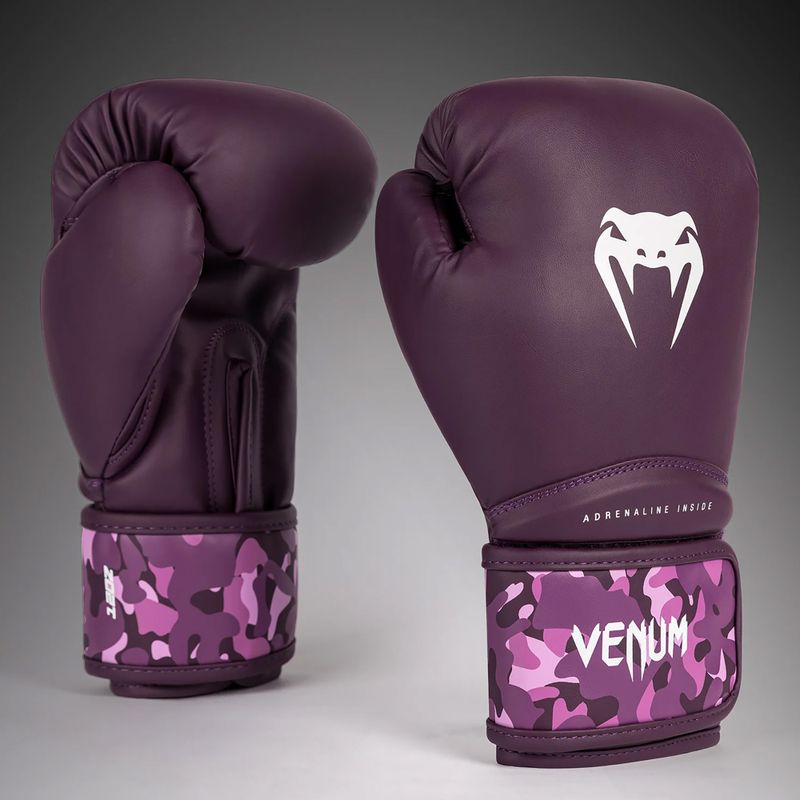 Дамски боксови ръкавици Venum Iris Boxing plum/pink 2