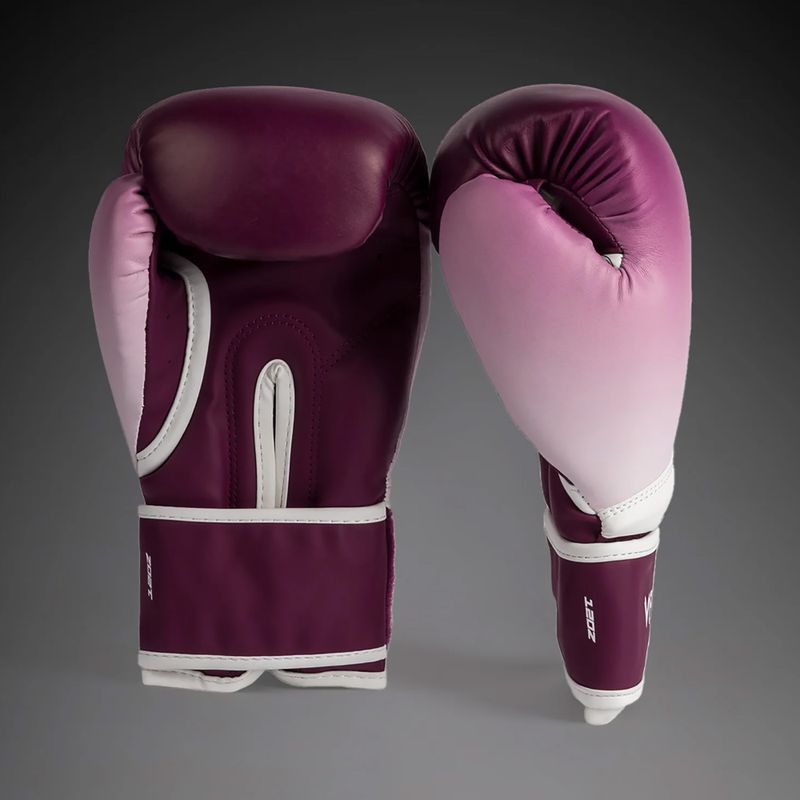 Дамски боксови ръкавици Venum Iris Boxing plum/white 2