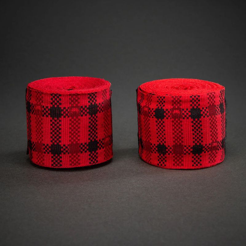 Боксови бандажи Venum Tartan Handwraps 400 cm fury red 2