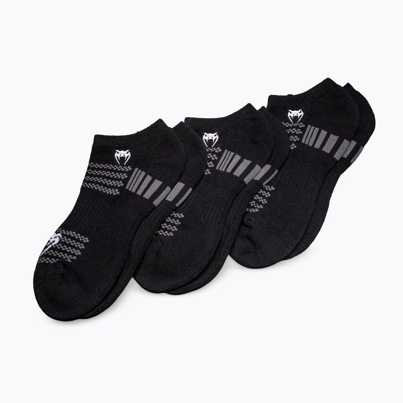 Чорапи Venum Vector No-Show 3 чифта black/grey 6