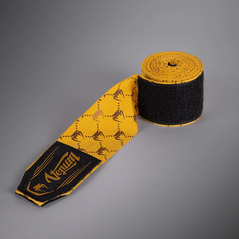 Боксови бандажи Venum Monogram Hand Wraps Advanced 250 cm brown 3