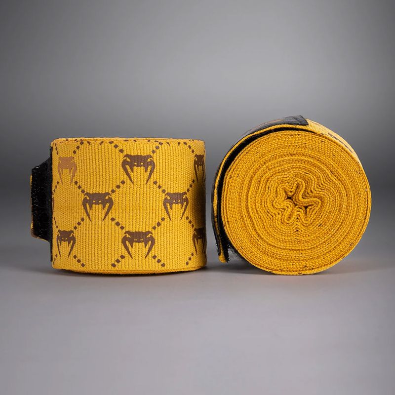 Боксови бандажи Venum Monogram Hand Wraps Advanced 400 cm brown 2
