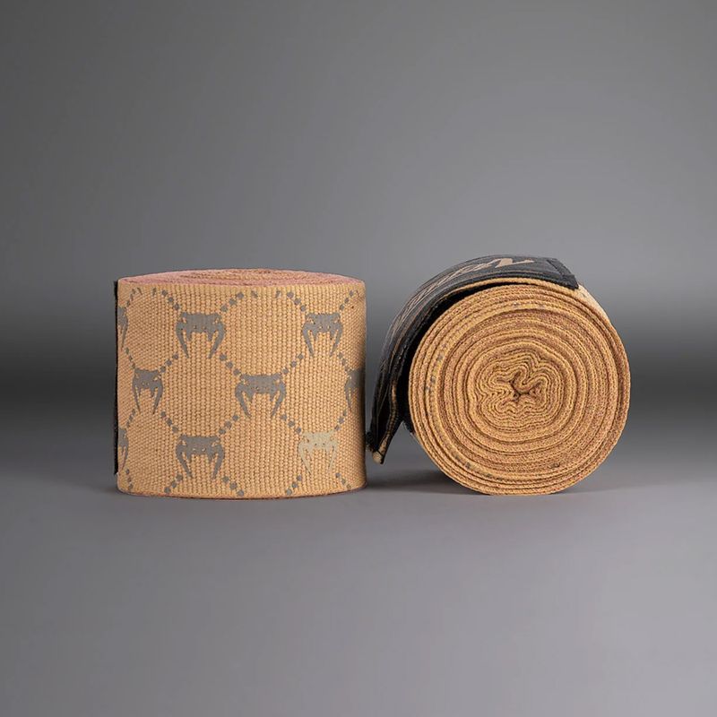 Боксови бандажи Venum Monogram Hand Wraps Advanced 250 cm sand 2