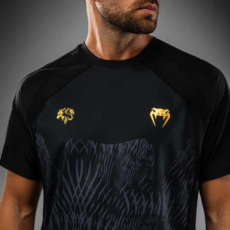 Мъжка тениска Venum x Chimaev Dry Tech black/grey 6