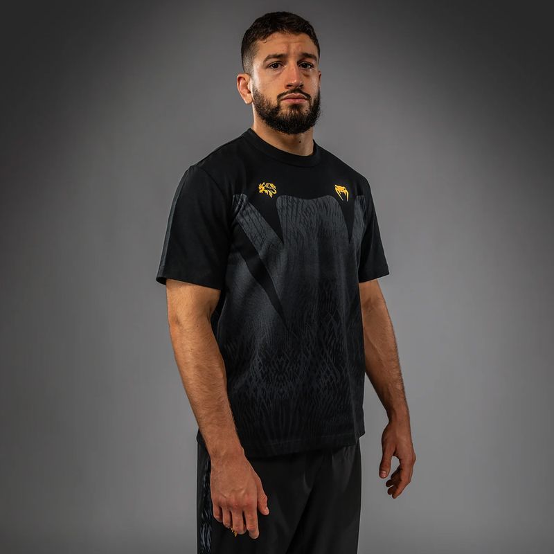 Мъжка тениска Venum x Chimaev black/grey 3
