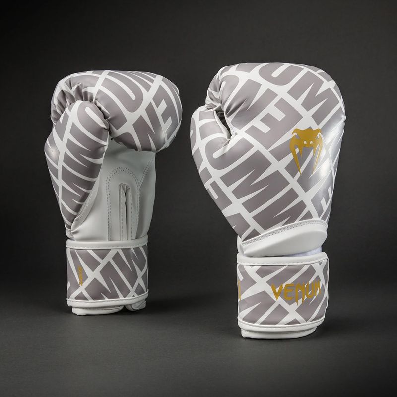 Боксьорски ръкавици Venum Contender 1.5 XT 3D Boxing white/gold 2