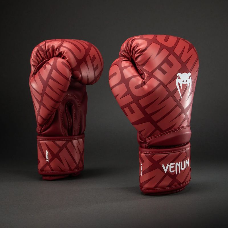 Боксьорски ръкавици Venum Contender 1.5 XT 3D Boxing cherry red/white 2
