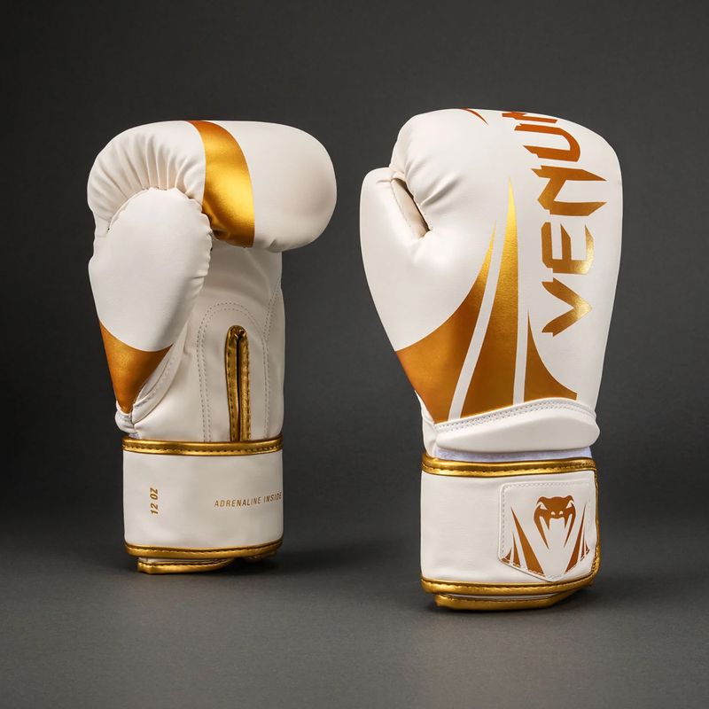 Боксови ръкавици Venum Challenger 2.5 Boxing white/gold 2