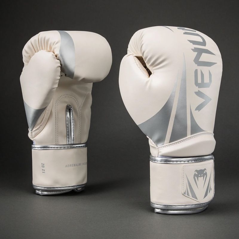 Боксови ръкавици Venum Challenger 2.5 Boxing white/silver 2