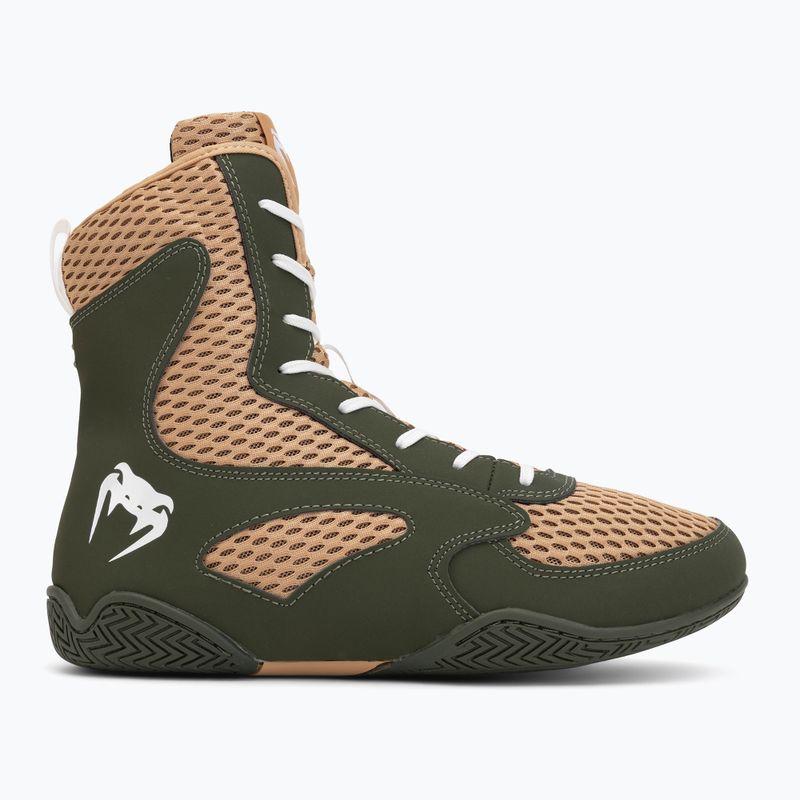 Мъжки боксови обувки Venum Contender Boxing military green/sand 2