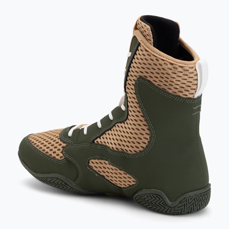 Мъжки боксови обувки Venum Contender Boxing military green/sand 3