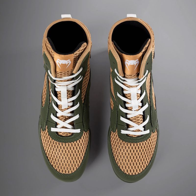 Мъжки боксови обувки Venum Contender Boxing military green/sand 10