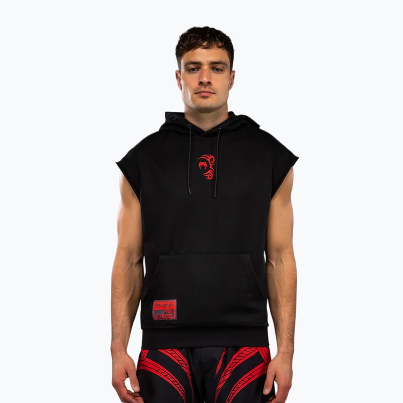 Мъжки суитшърт Venum x Mike Tyson Tiger Sleeveless Hoodie deep black/intense red