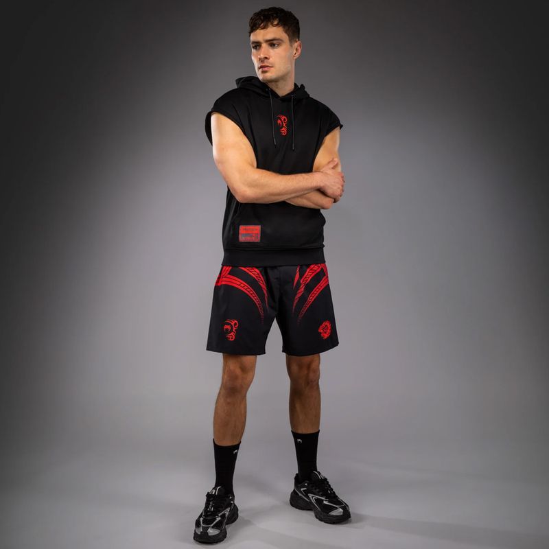 Мъжки суитшърт Venum x Mike Tyson Tiger Sleeveless Hoodie deep black/intense red 2