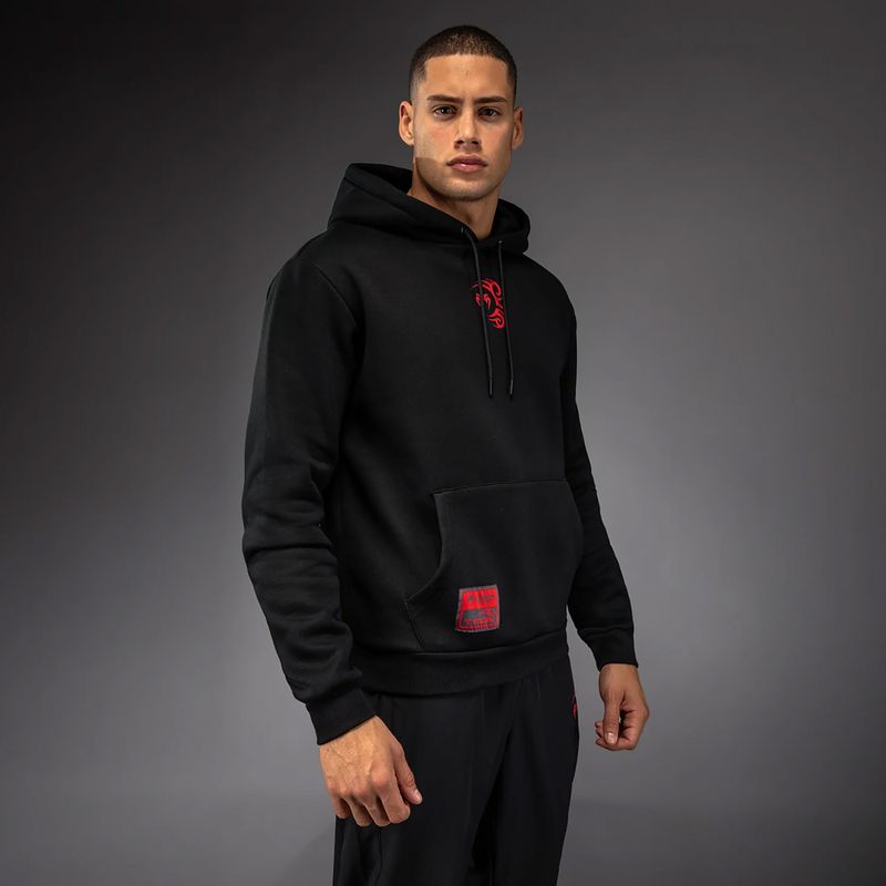 Мъжки суитшърт Venum x Mike Tyson Tiger Hoodie deep black/intense red 3