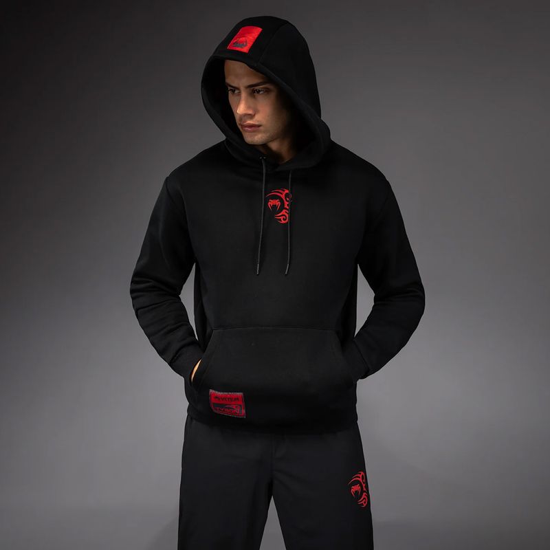 Мъжки суитшърт Venum x Mike Tyson Tiger Hoodie deep black/intense red 4
