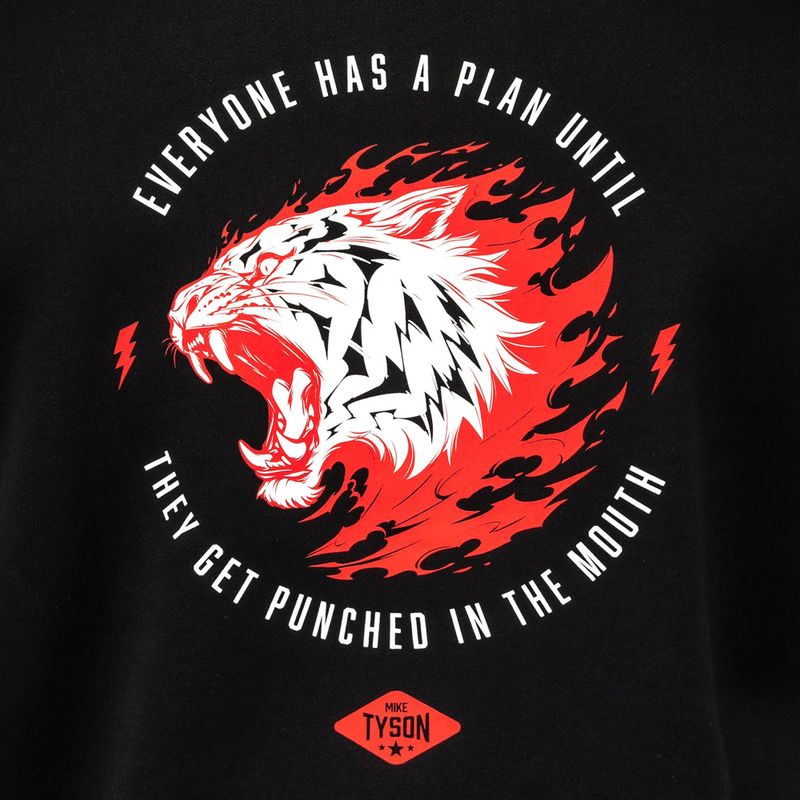 Мъжки суитшърт Venum x Mike Tyson Tiger Hoodie deep black/intense red 7