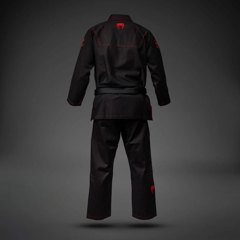 GI за бразилско жиу-жицу Venum Roger Gracie Academy BJJ black/red 2