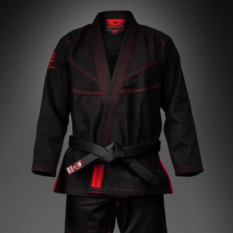 GI за бразилско жиу-жицу Venum Roger Gracie Academy BJJ black/red 3