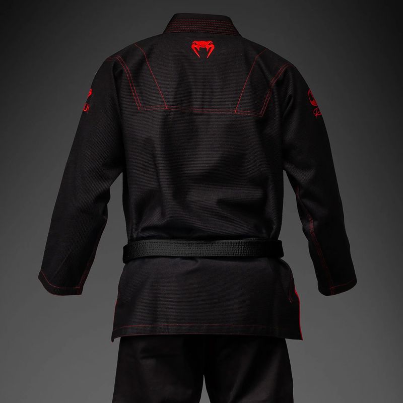 GI за бразилско жиу-жицу Venum Roger Gracie Academy BJJ black/red 4