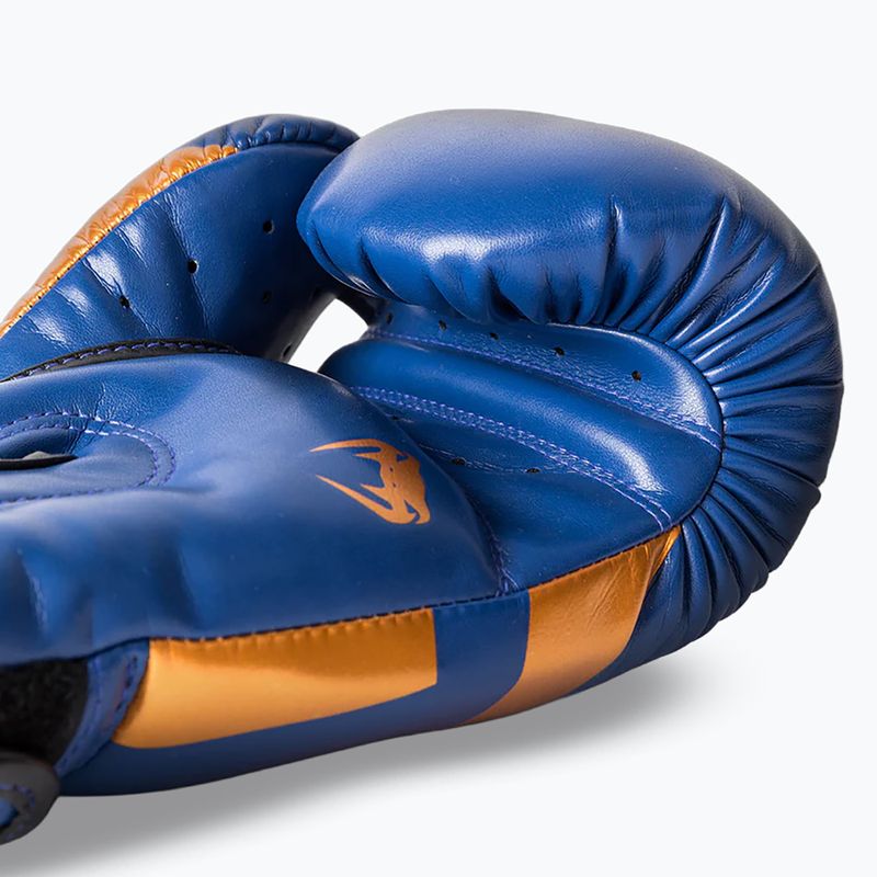Боксови ръкавици Venum Elite blue/black/copper 4