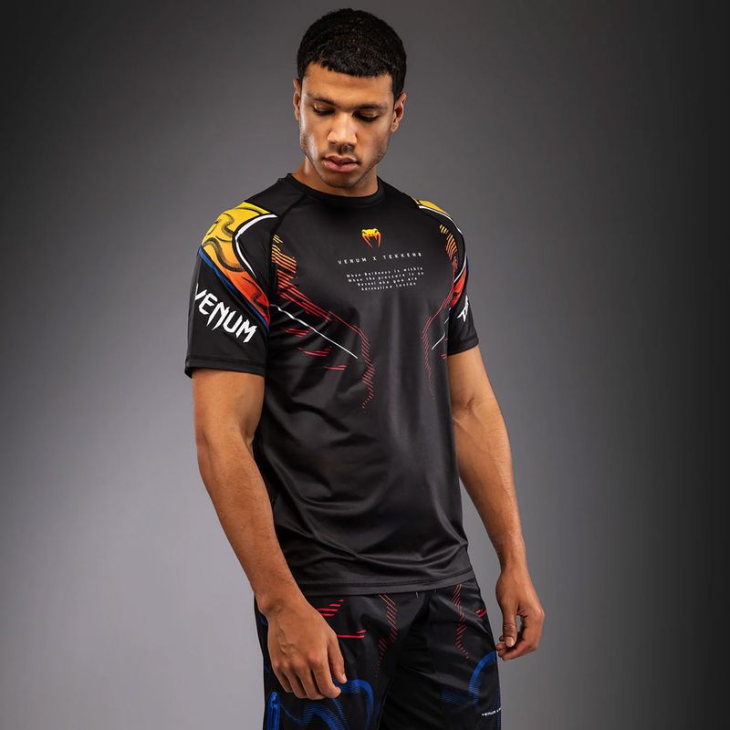 Мъжка тренировъчна тениска Venum x TEKKEN 8 Yoshimitsu Dry-Tech black/orange 4