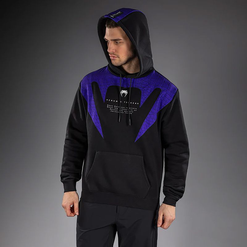 Мъжки суитшърт Venum x TEKKEN 8 Kazuya Pullover Hoodie black/purple 3