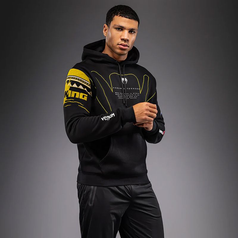 Мъжки суитшърт Venum x TEKKEN 8 King Pullover Hoodie black/yellow 4