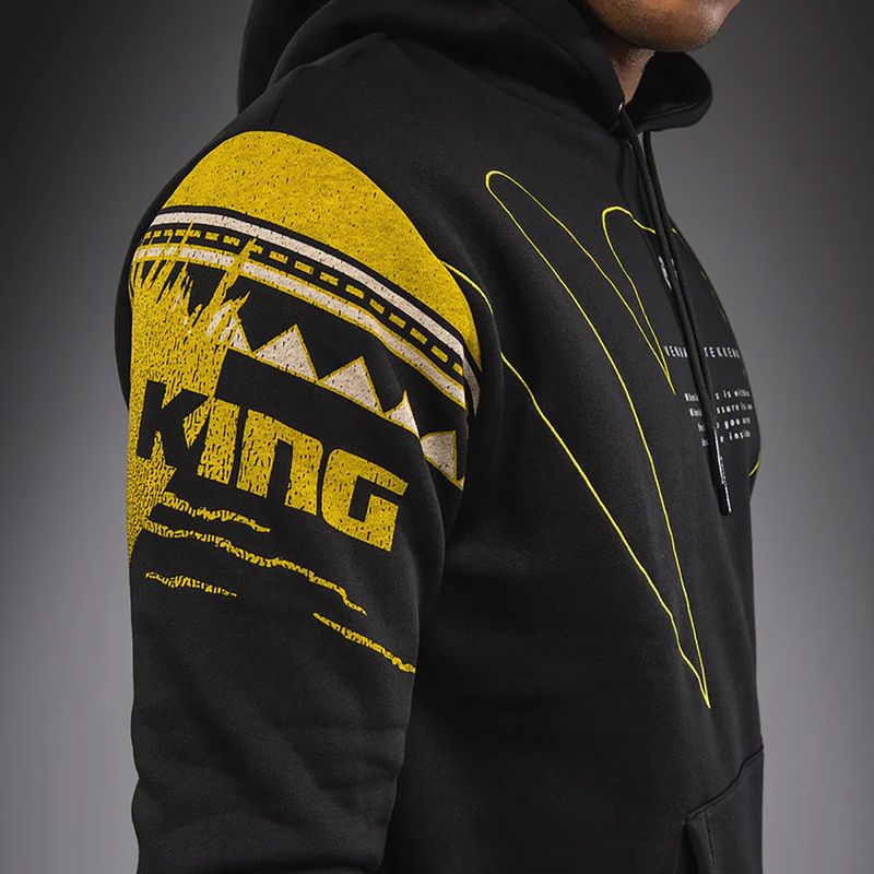 Мъжки суитшърт Venum x TEKKEN 8 King Pullover Hoodie black/yellow 6