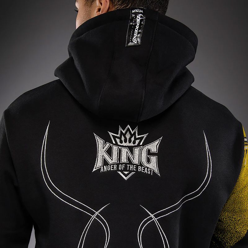 Мъжки суитшърт Venum x TEKKEN 8 King Pullover Hoodie black/yellow 7