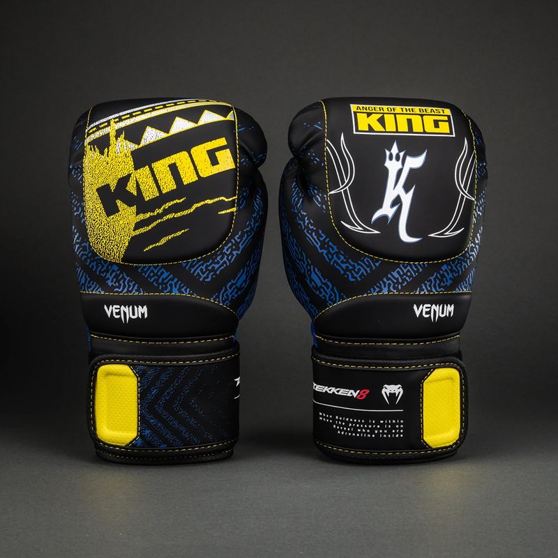 Боксови ръкавици Venum x TEKKEN 8 King Boxing black/yellow 3