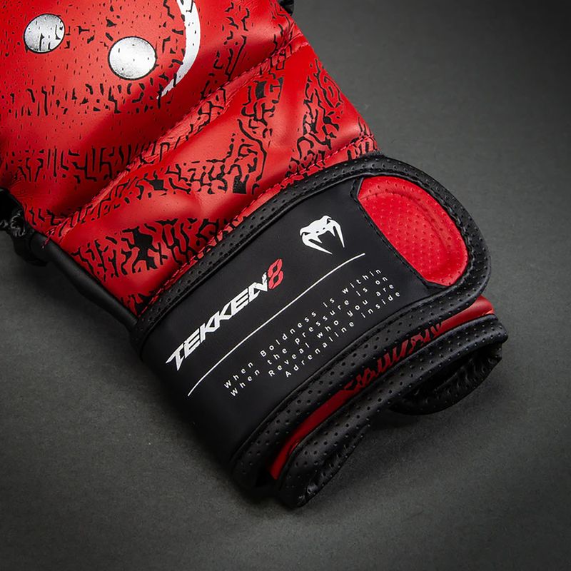 Ръкавици за спаринг Venum x TEKKEN 8 Kazuya Sparring red/black 4