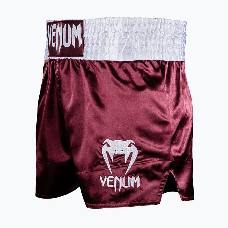 Мъжки тренировъчни шорти Venum Classic Muay Thai burgundy 4