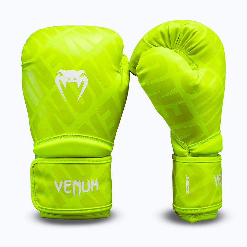 Боксьорски ръкавици Venum Contender 1.5 XT 3D Boxing neon yellow 2