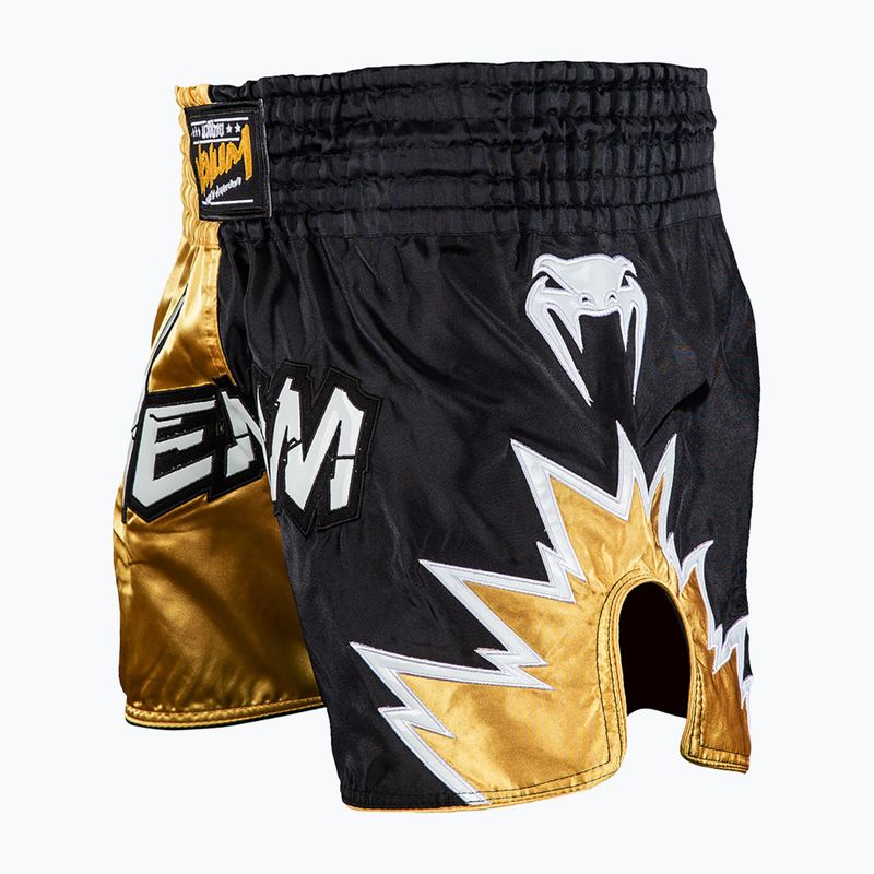Мъжки тренировъчни шорти Venum Inferno 2.0 Muay Thai black/gold 4