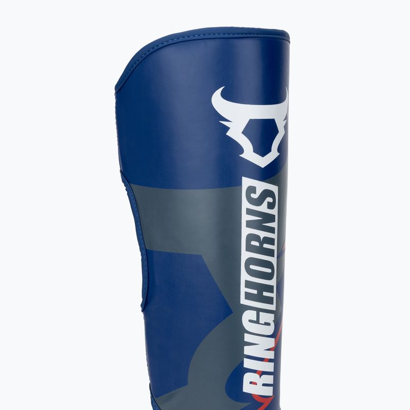 Протектори за пищяли и стъпала Venum Ringhorns Charger Shin navy blue/red 6