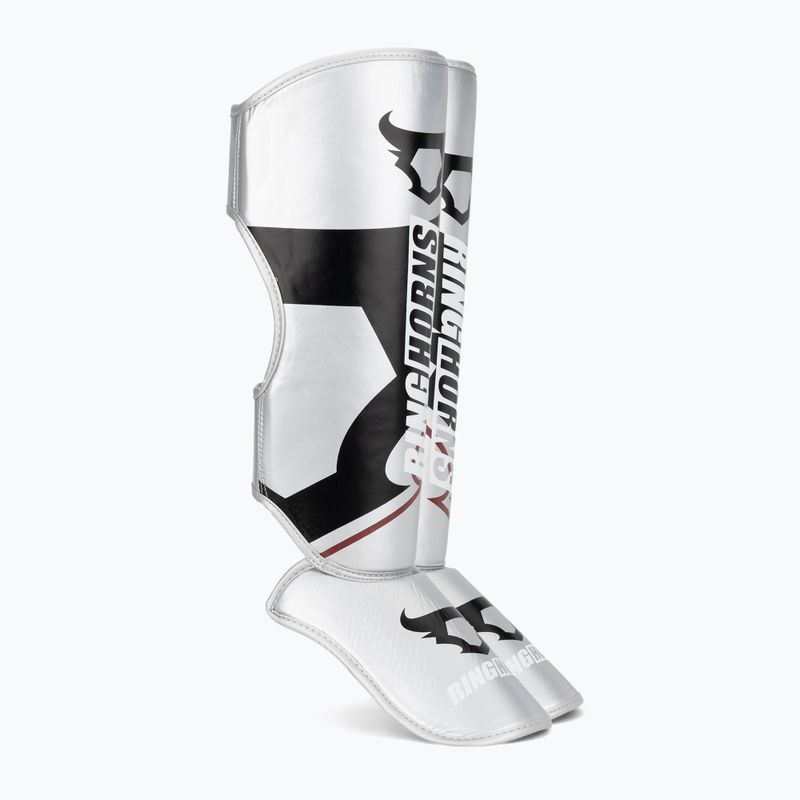 Протектори за пищяли и стъпала Venum Ringhorns Charger Shin silver/black